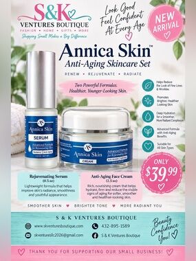 Annica Skin Rejuvenating Anti-Aging Skincare Duo